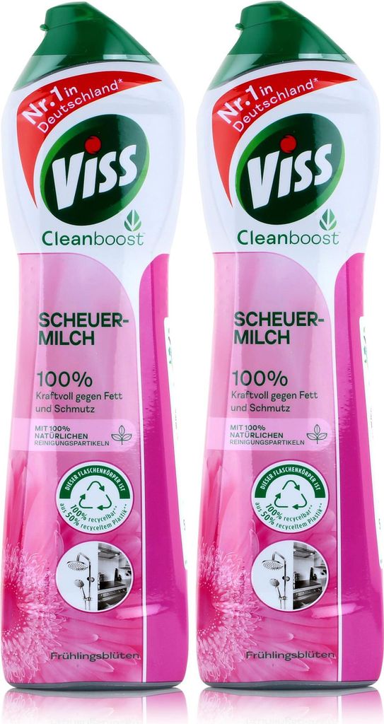 Viss Cleanboost Scheuer-Milch Frühlingsblüten 500ml (2er Produktbild 