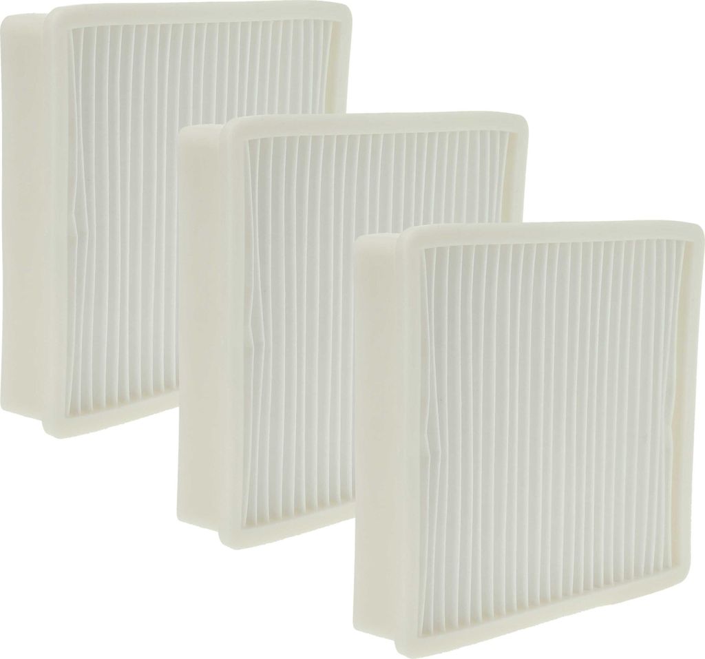 vhbw 3x Staubsaugerfilter kompatibel mit Samsung SC44E1, SC44E0, SC44E2, SC4530, SC4540, SC4477, SC4545, SC4535 Staubsauger - HEPA-Filter Grau Weiß
