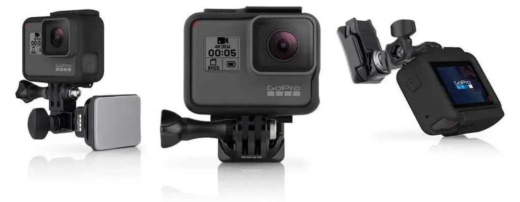 Supporto GoPro Casco Frontale/Laterale | Sicurezza HERO per Sci e Bici - 15
