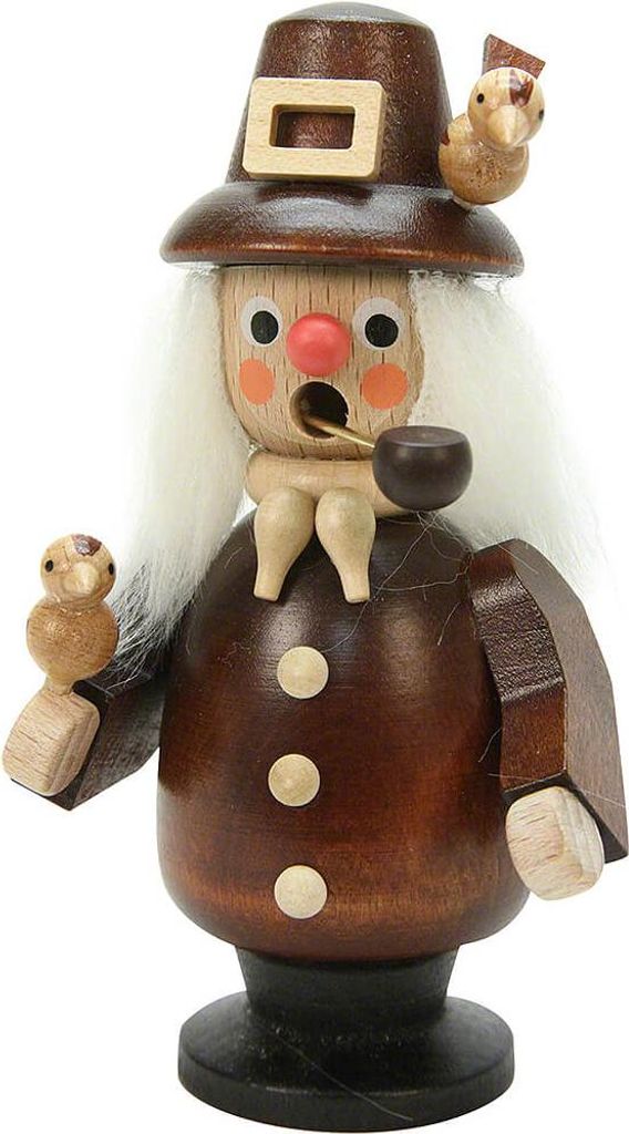 Vogelfreund natur (11cm) Räuchermann von Christian Ulbricht
