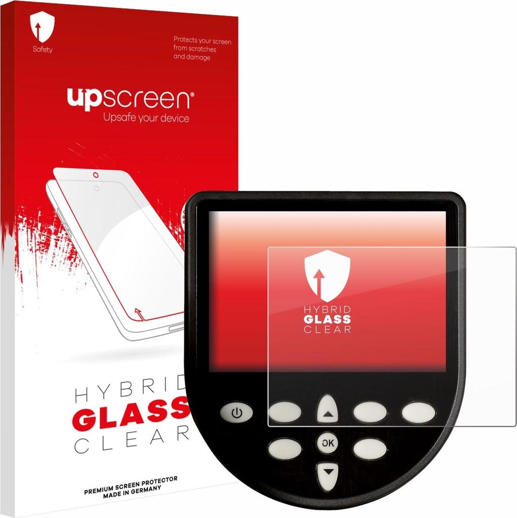 upscreen Schutzglas für WaterRower Series 4 Monitor Schutzfolie Panzer Folie Glas Display Schutz klar