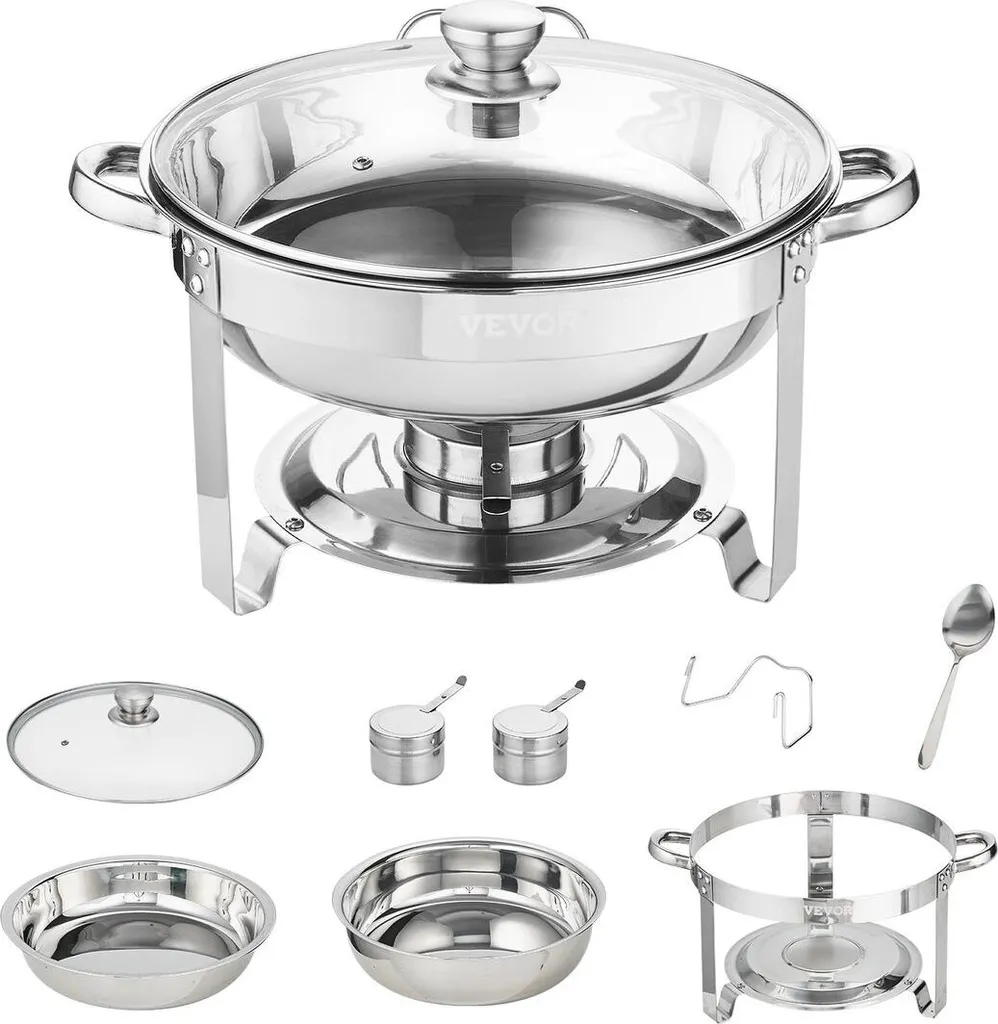 Occasione Set 2 Scaldavivande Professionali 4L - Buffet Top Class - 9