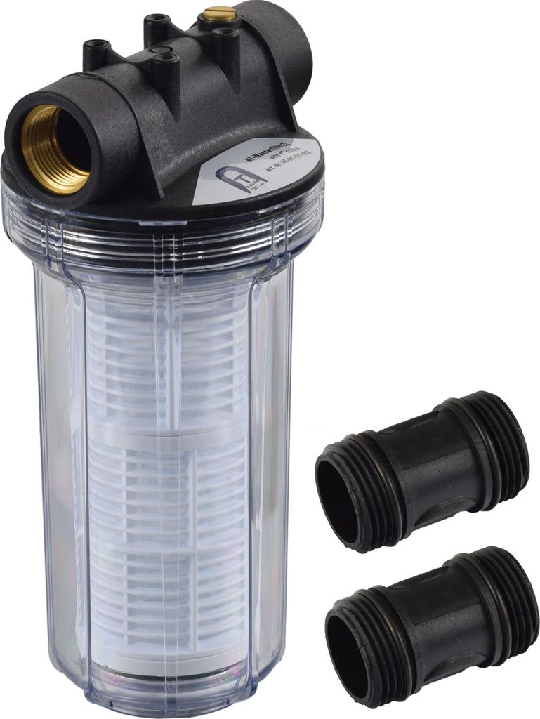 Agora-Tec®  Vorfilter Wasserfilter für Hauswasserwerk AT-2L Produktbild 2