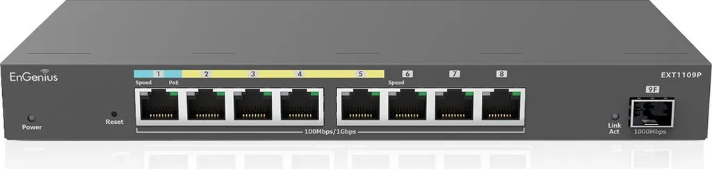 EnGenius Switch full managed Extender 8 porte 8x 1 GbE 4x PoE a 1x SFP - Switch - 8 porte (1402A0217302)