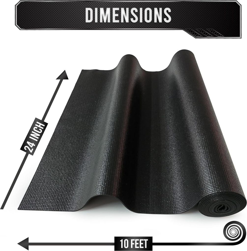 Professionelle Qualität Werkzeugkistenauskleidung 24" x 10 ft - Antirutschmatte für Schublade und Regal