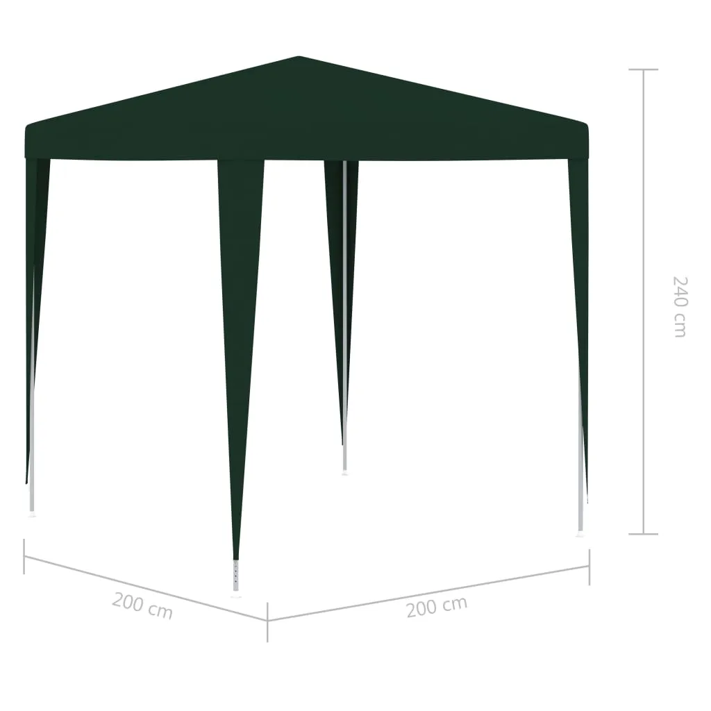 vidaXL Tenda professionale per feste 2×2 m verde - 12