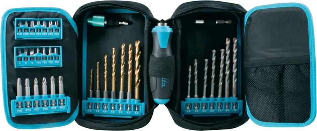 Makita P-90009 Kit 37 Accessori Avvitatura e Foratura Professionale