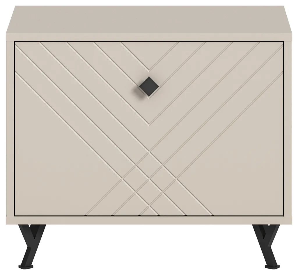 Banc Notes beige mat : Solution assise compacte pour vestiaire étroit - 2