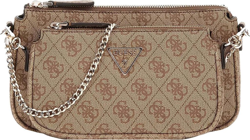 GUESS NOELLE DBL POUCH Brown Produktbild 