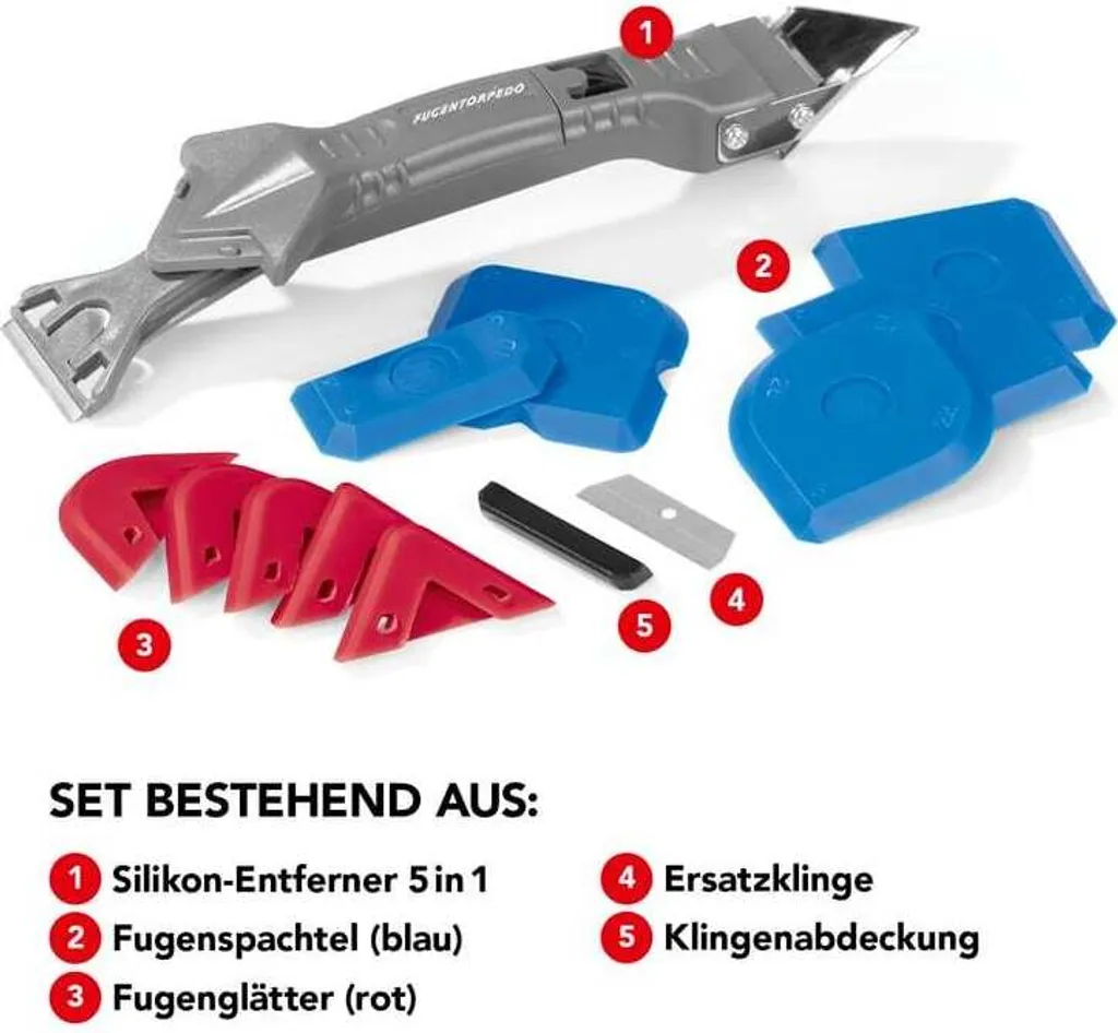 Solution de Rénovation Joints de Carrelage avec Grattoir et Lisseur Pro