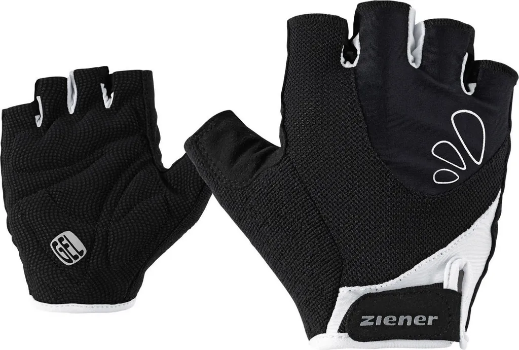 Ziener Capela Lady Gants Vélo Anti-Douleur Noir 6.5 Fini les Mains Engourdies