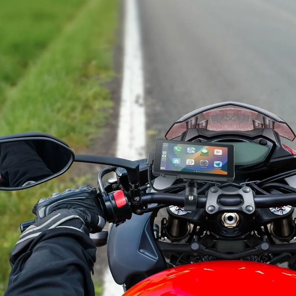 Interphone RIDE SYNC Écran Tactile 5,5" Navigation Fixe Ultra Léger 182g - 5