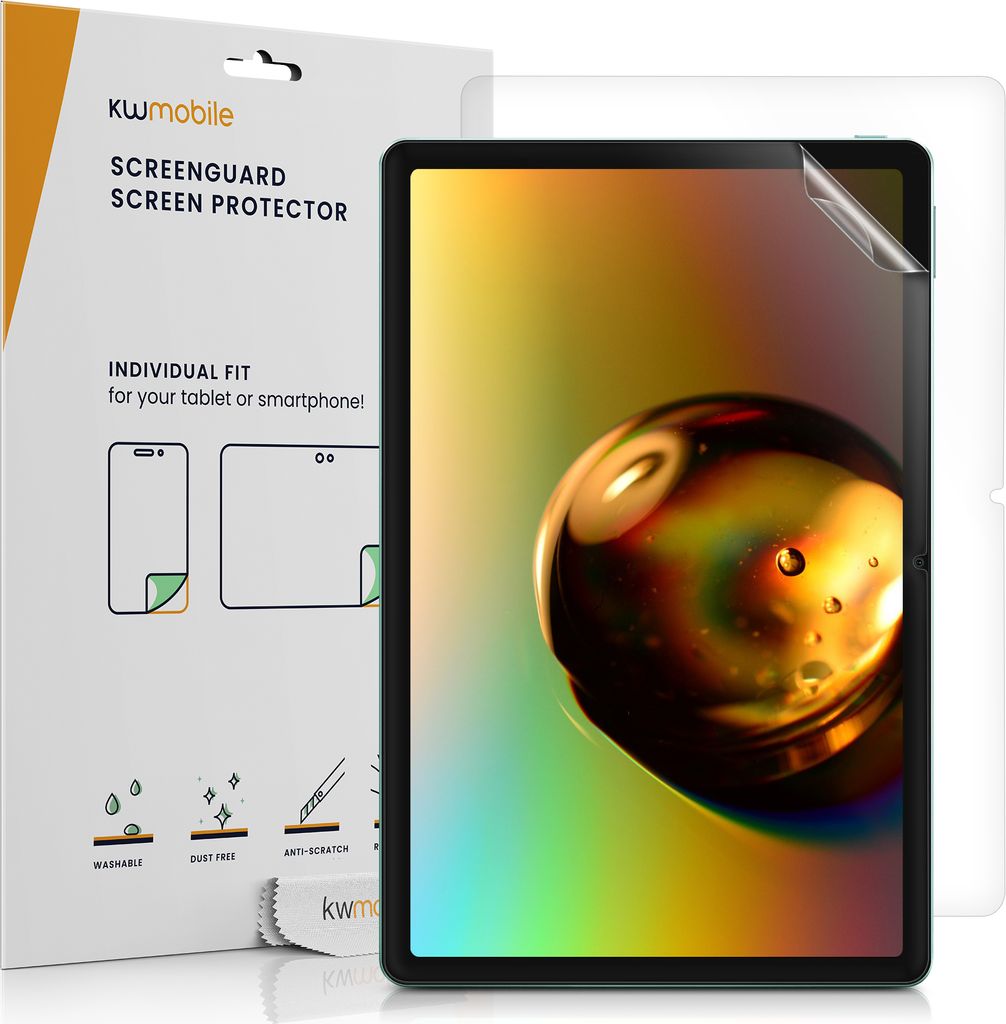 kwmobile 2x Tablet Schutzfolie kompatibel mit Xiaomi Redmi Pad SE Folie - Full Screen Protector - Tablet Displayfolie entspiegelt