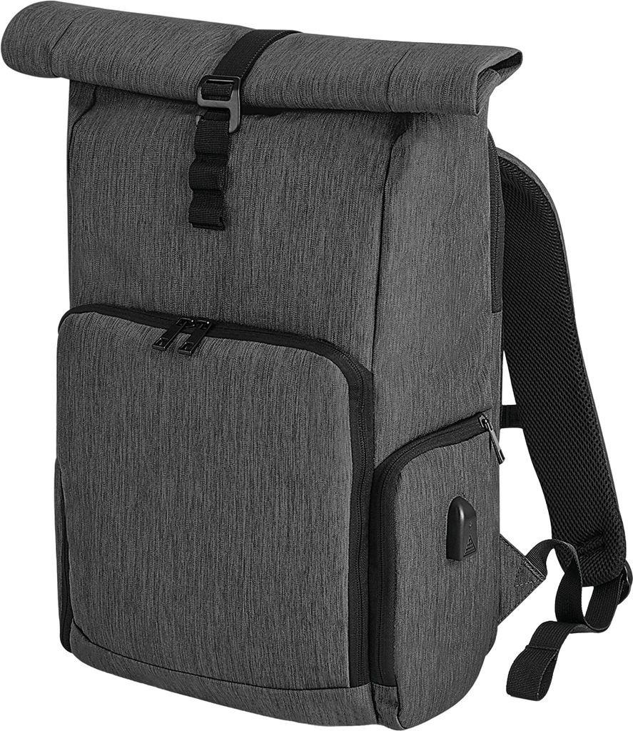 Quadra - Wanderrucksack "Q-tech Charge" PC6542 (Einheitsgröße) (Granitgrau meliert)