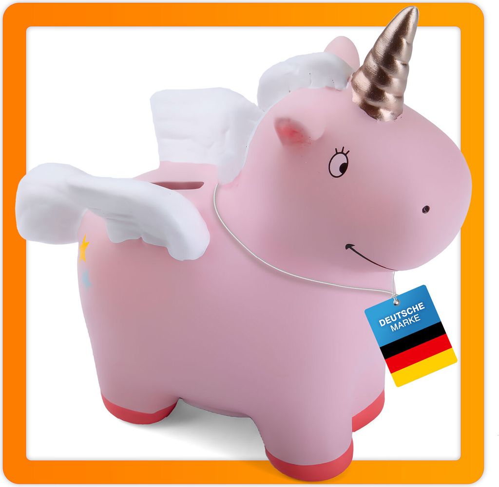 Sparschwein aus Keramik - Einhorn