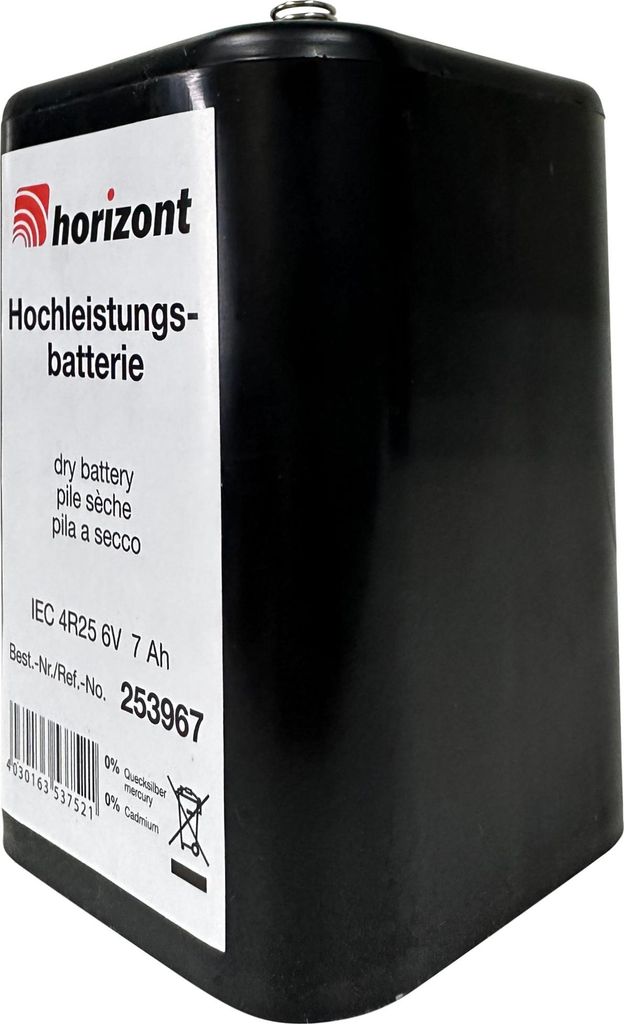 Horizont Blockbatterie Trockenbatterie Batterie 6V7Ah Produktbild 
