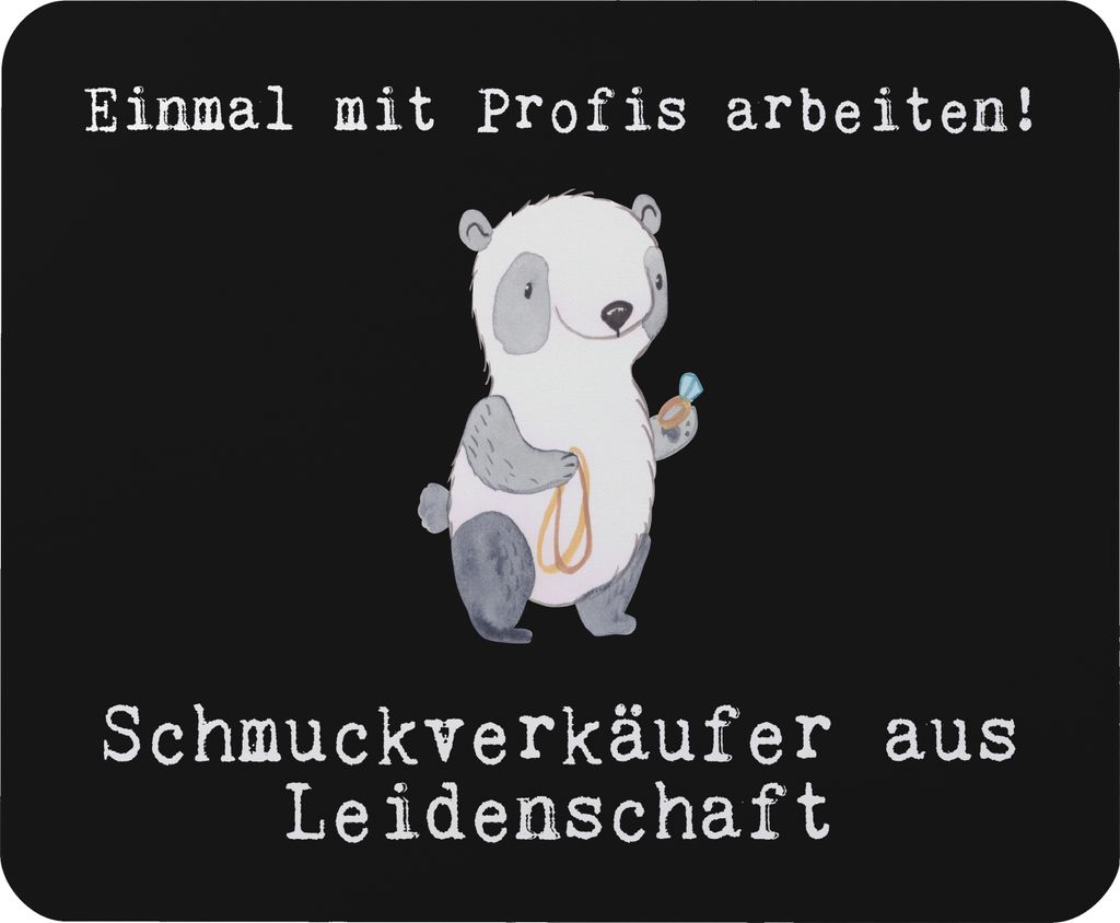Mr. & Mrs. Panda Mouse Pad Schmuckverkäufer Leidenschaft - Produktbild 