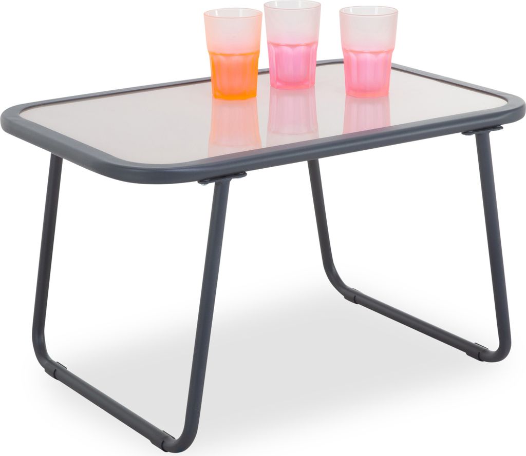 Beistelltisch outdoor NOAH BHT 67x39x44 cm grau Kaffeetisch Produktbild 