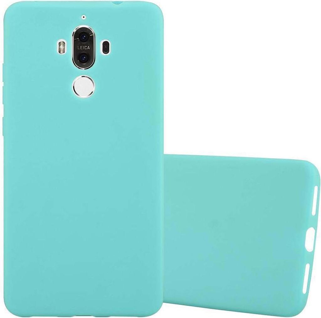 Cadorabo Hülle für Huawei MATE 9 Schutzhülle in Blau Handyhülle TPU Silikon Etui Case Cover