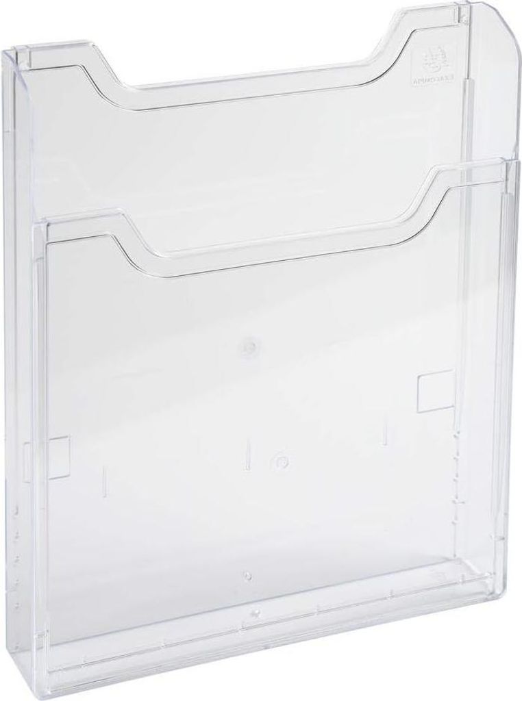 EXACOMPTA Wand-Prospekthalter A5 hoch 1 Fach glasklar