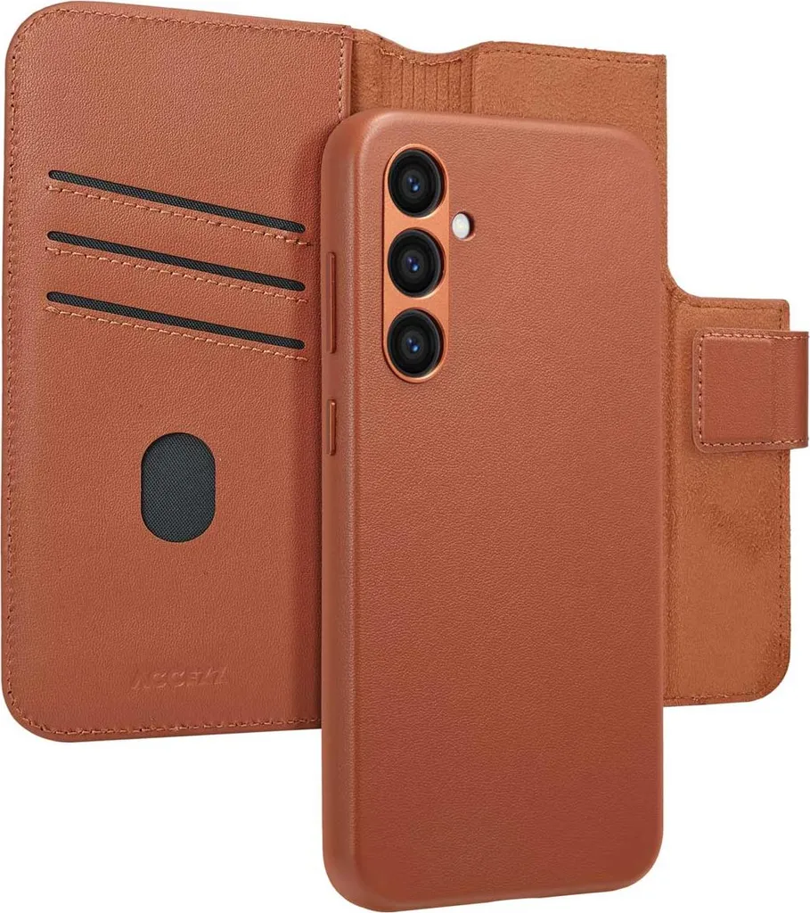 Custodia 2 in 1 Accezz per Samsung S24 Plus in Pelle con MagSafe