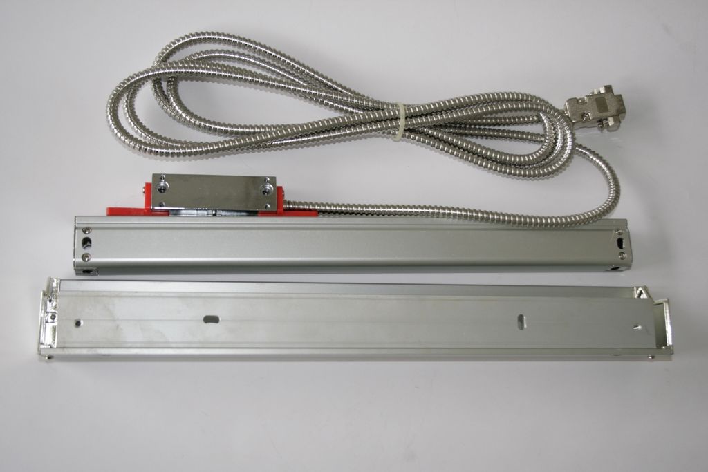ELMAG Glasmessstab Mod. KA 600/1300, für digitale Positionsanzeige SINO, IP53, Verfahrweg 1300mm, Einbaulänge 1470mm