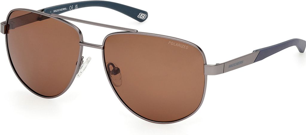 Skechers Se00038 Polarisierte Sonnenbrille Blau Mann Blau One Size
