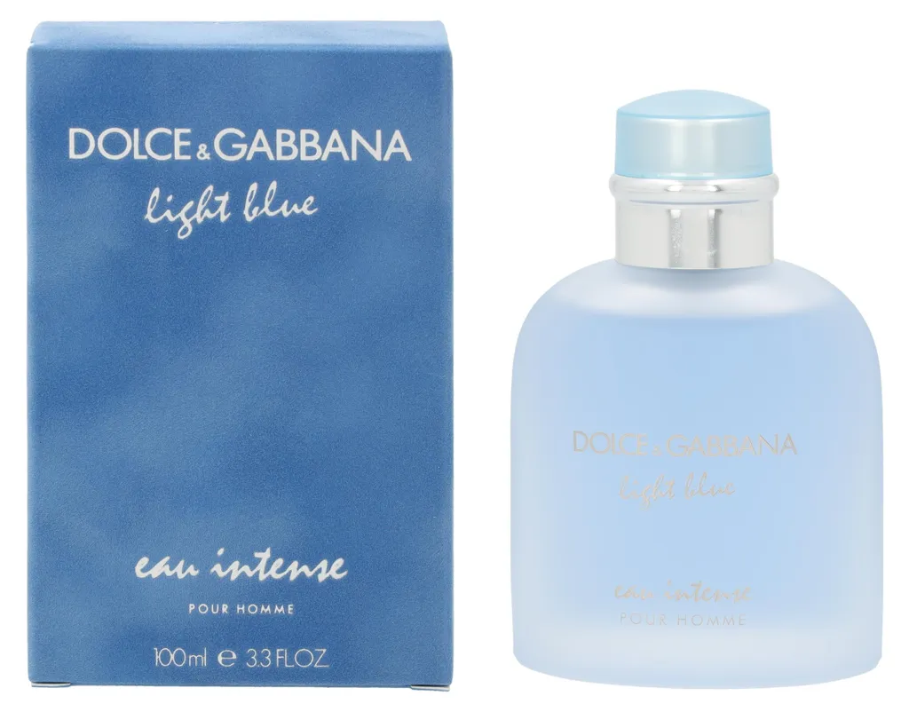 Parfum Intense Light Blue pour Homme D&G : Sillage Marin Longue Durée