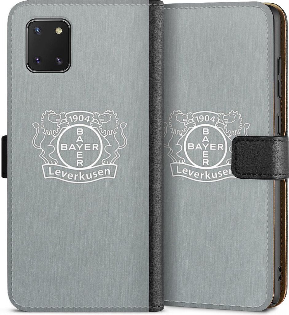 DeinDesign Klapphülle für Samsung Galaxy Note 10 lite Handytasche Lederhülle Tasche Bayer 04 Leverkusen Offizielles Lizenzprodukt Wappen