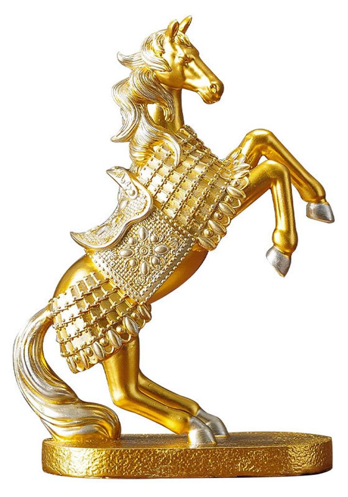 Realistische Miniatur-Ponyfigur aus Kunstharz, Tierskulptur, Dekoration, Einzugsgeschenk