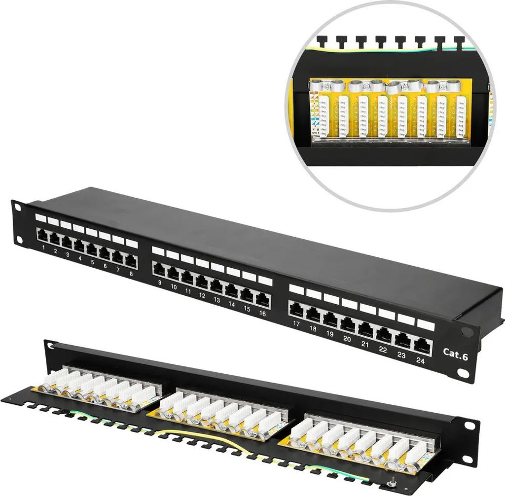 Extralink CAT6 STP V2 patch panel patch panely patch panel Obrázek produktu 1