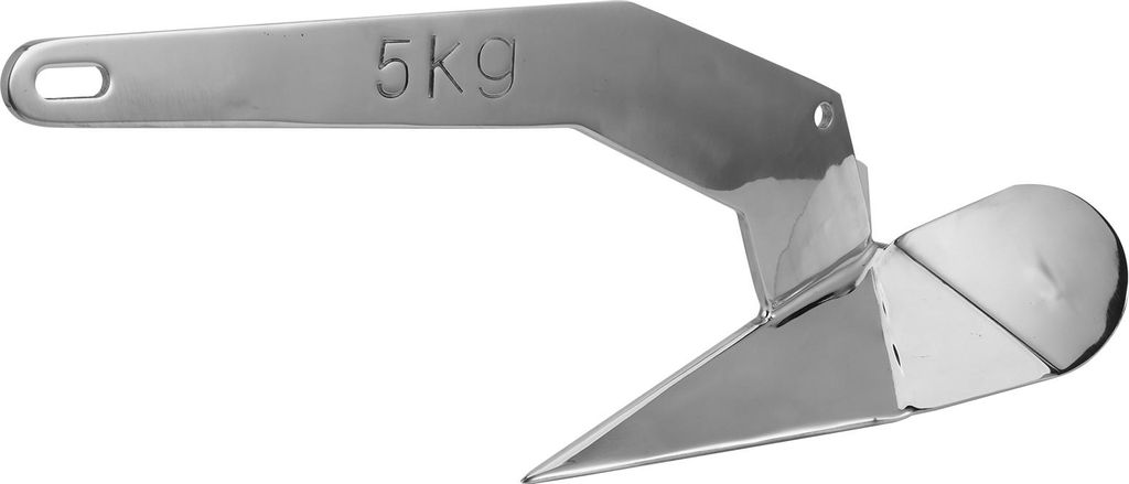 5 kg/11 lbs Bootsanker aus hochfestem Edelstahl 316 für Marineschiffe ab 1528 Fuß