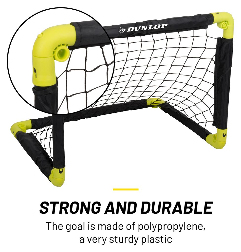 KiBiGOAL But De Foot Pliable Rose 60x45 Cm – Avec Mini Ballon, Pompe, Sac – Cadeau Idéal Pour Enfants