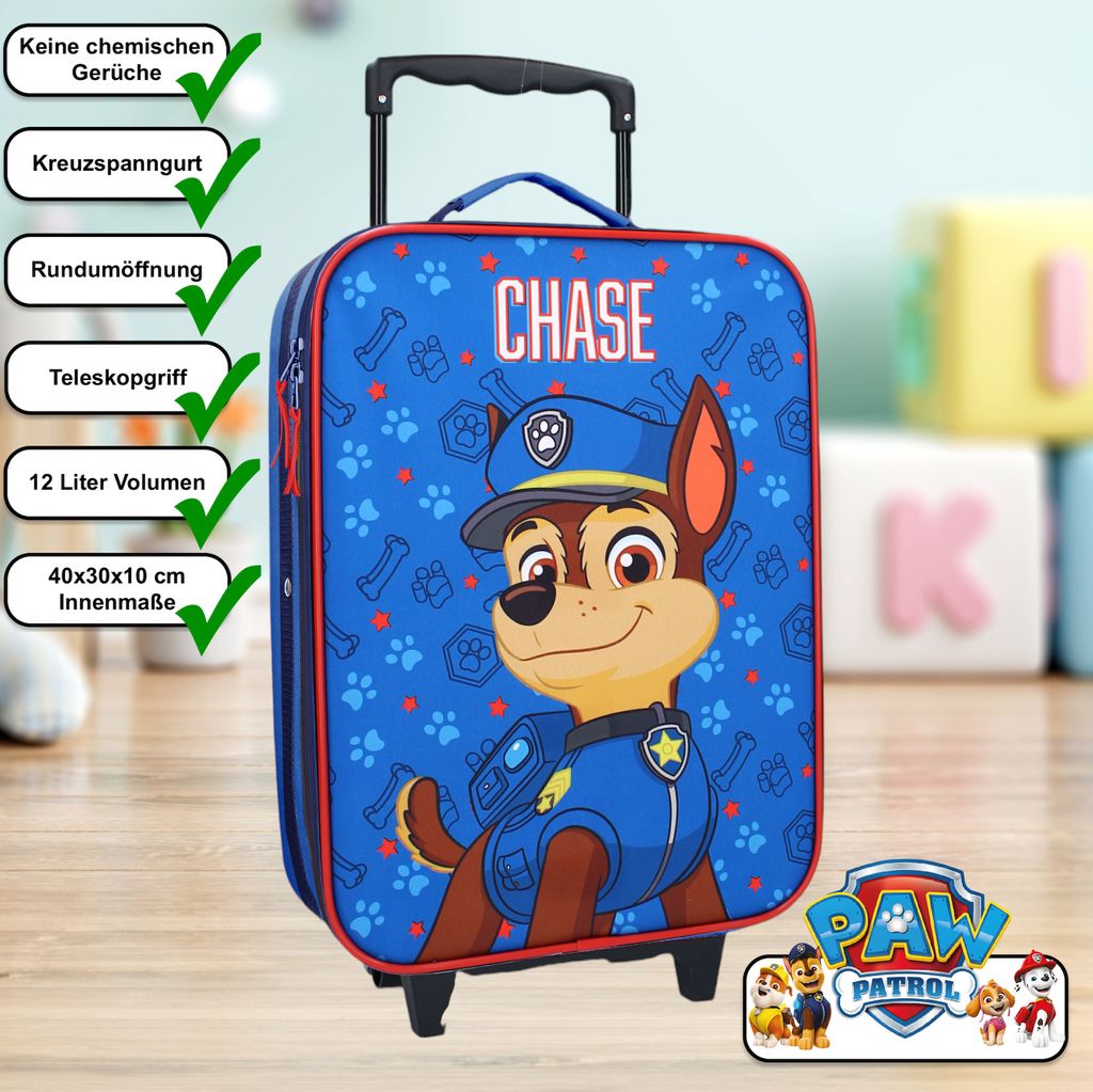 Paw Patrol Trolley Koffer 12 L Jungen Handgepäck Kinder Produktbild 