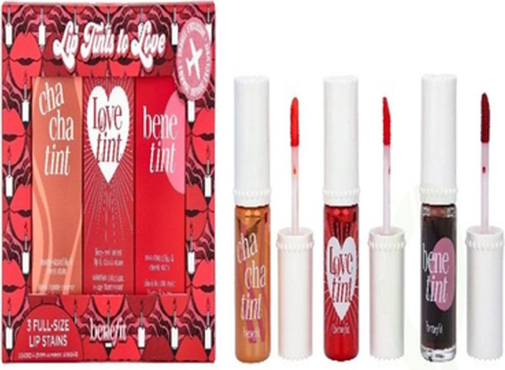 Benefit Tint Set: Orange 6Ml + Red 6Ml + Fiery Red 6Ml Produktbild 