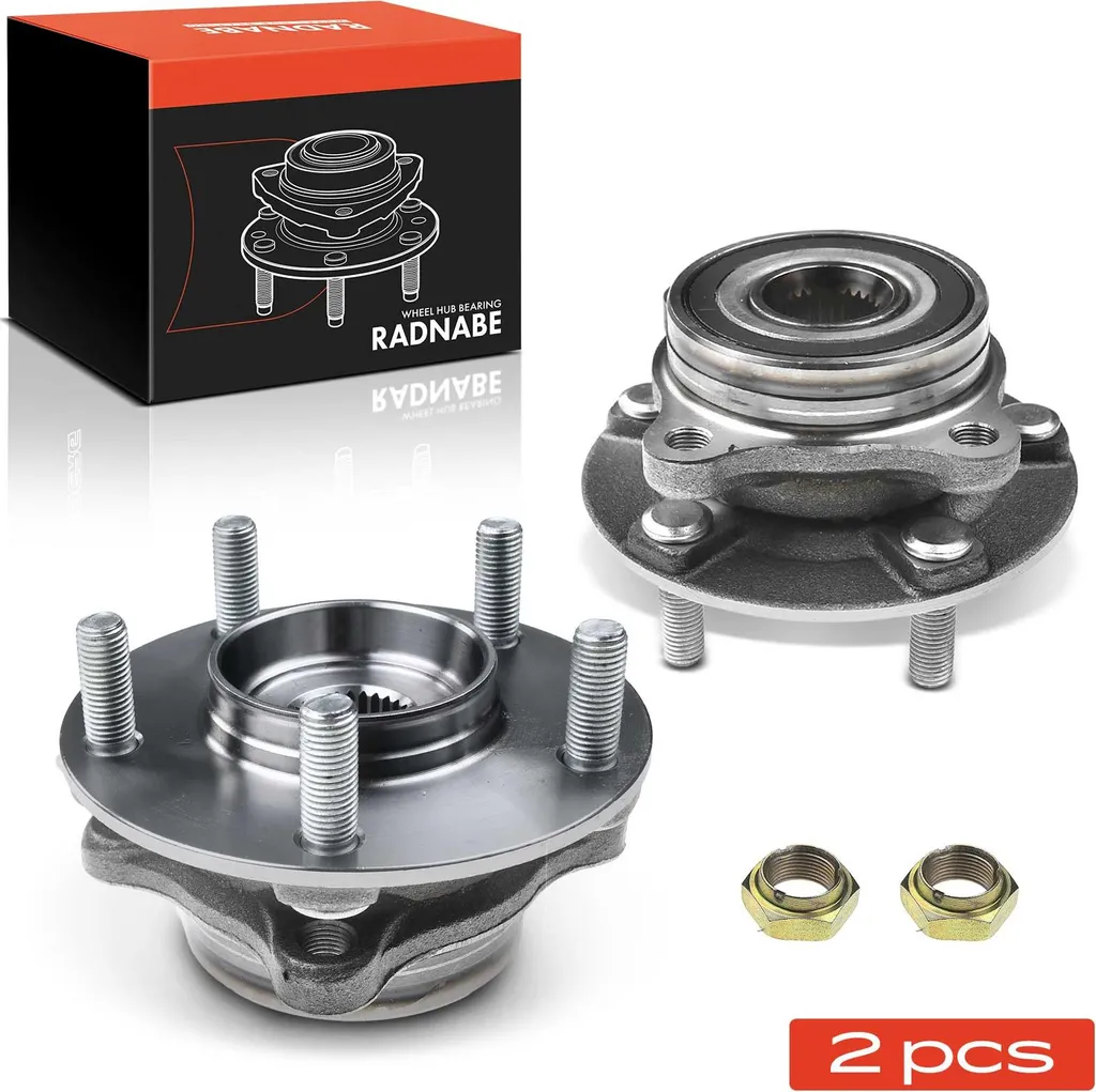 Paire de Roulements de Roue Avant Complets pour Mitsubishi 2004-2015