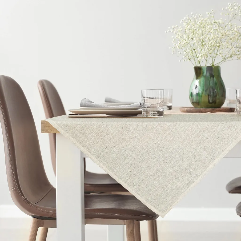 Tovaglia Elegante Eurofirany 85x85 Crema | Tessile Casa di Lusso - 2