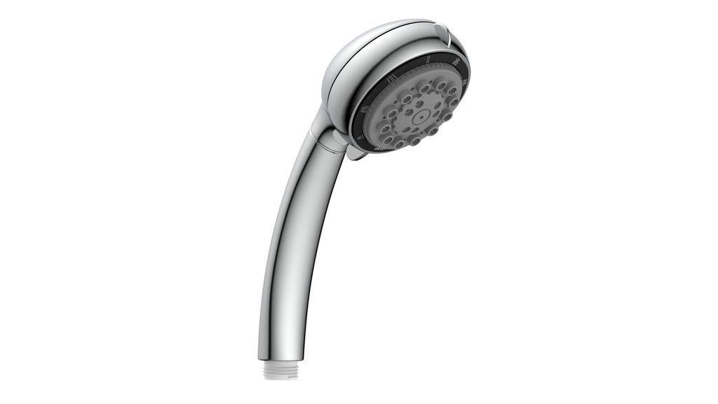 Handbrause VITAL, Wellness Duschkopf mit 7 Strahlarten und Wassersparfunktion, Brausekopf Chrom