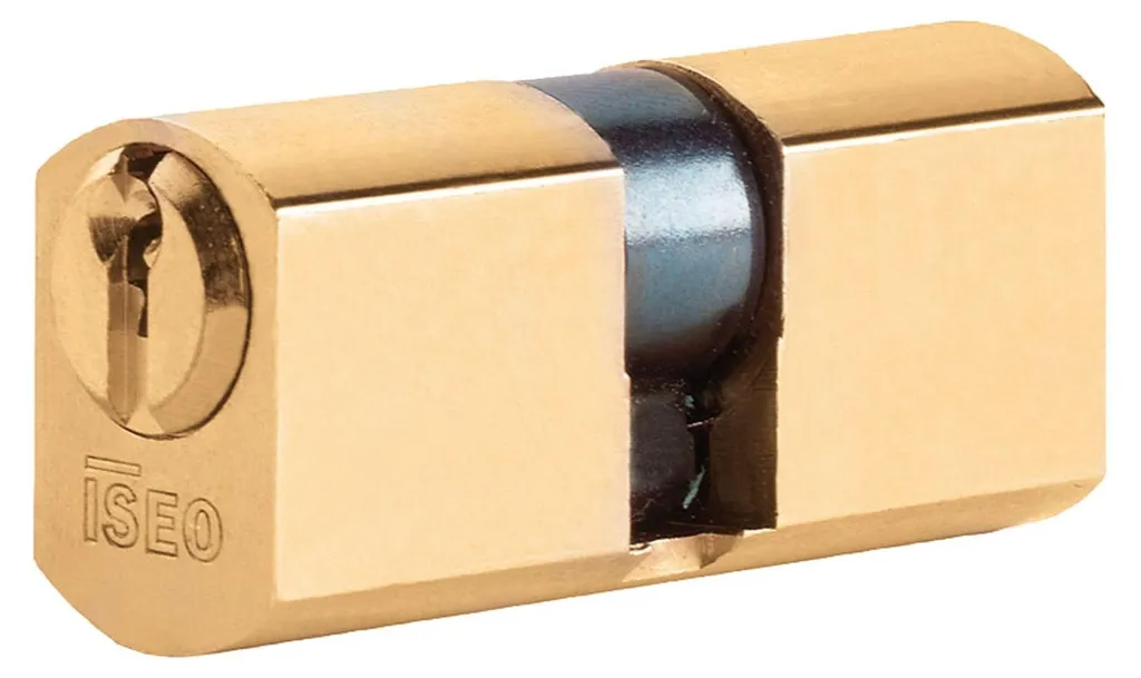 Barillet de porte central double ISEO 56 mm pour serrure à profil
