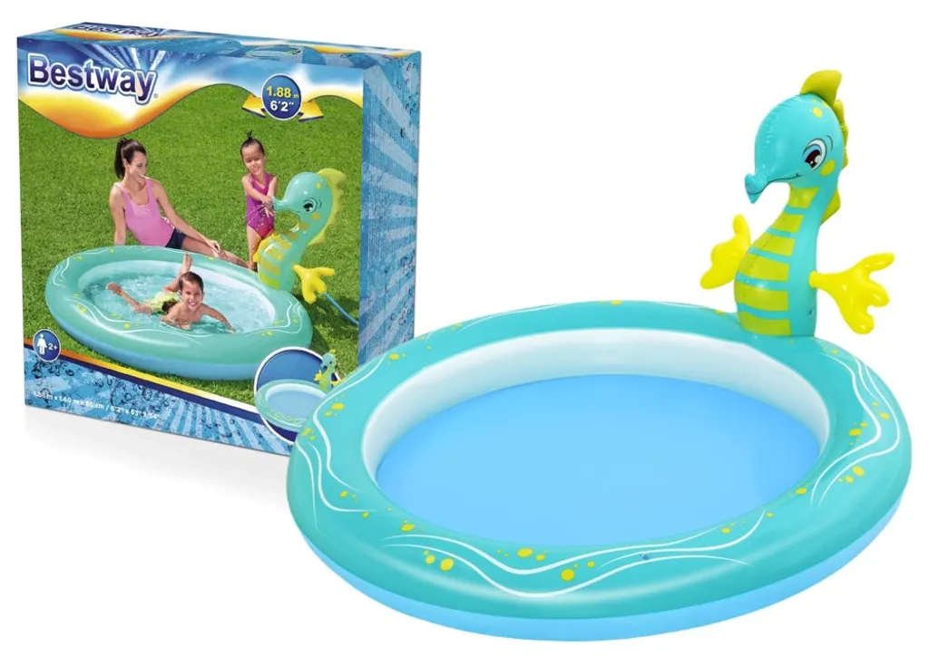 Piscina Bambini Bestway Cavalluccio Marino - Splashy Seahorse 188cm
