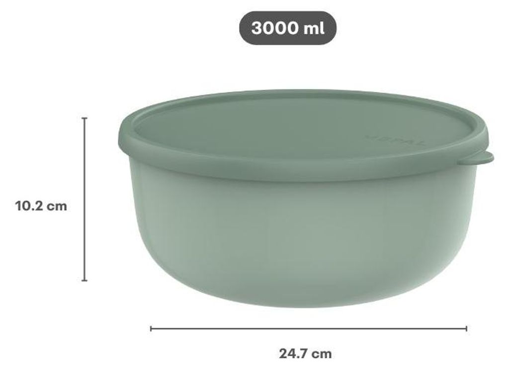 Słoik do przechowywania Mepal 2.0 lumina 3000 ml - biały Zdjęcie produktu 