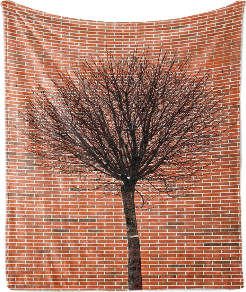 ABAKUHAUS Plaid Design Industriale 125x175 | Coperta Flanella Morbida