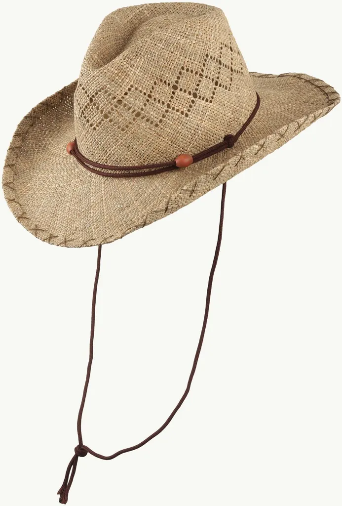 Cappello Paglia Vintage Scippis Chiller - Stile Cowboy da Spiaggia