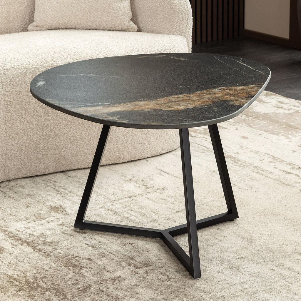 riess-ambiente Couchtisch MARVELOUS 70cm schwarz gold Produktbild 