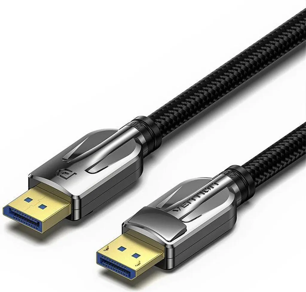 Câble DP 2.0 8K 1.5M pour Moniteur Gamer et Graphiste - Connecteur Zinc