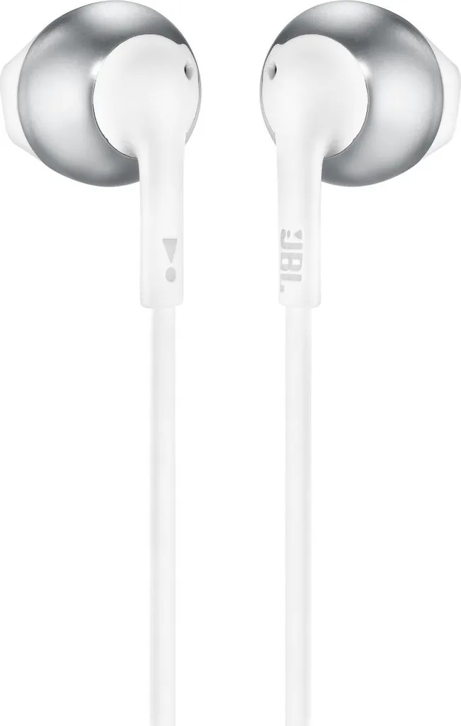 JBL T205 Cuffie con Microfono Grigio | Auricolari Cavo Antigroviglio