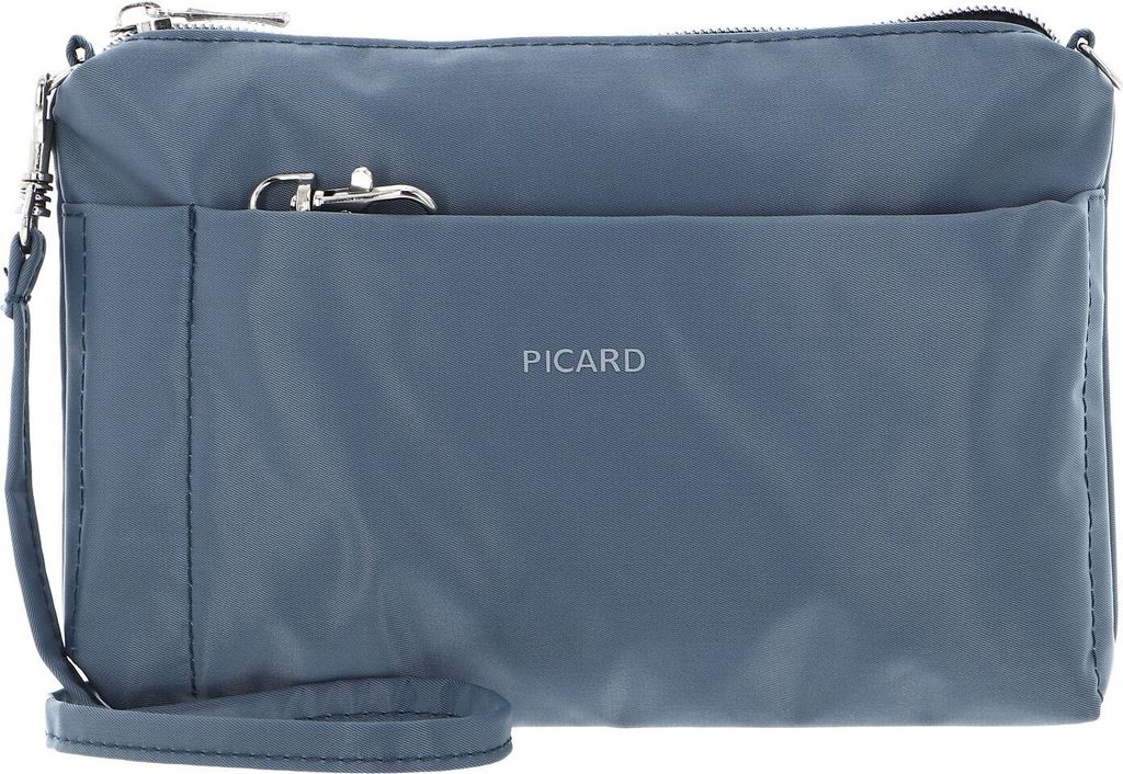 PICARD Kosmetiktasche Umhängetasche Switchbag Cosmetic Pouch Wintersky blaugrau