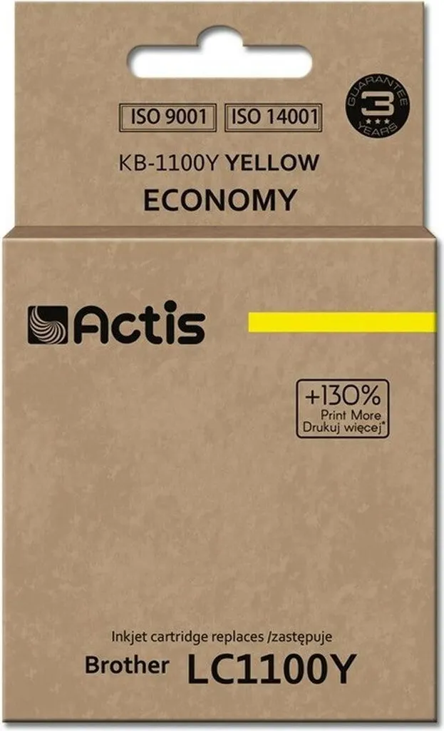 Inchiostro Giallo Brother LC1100Y Actis: Stampe Perfette per la Scuola