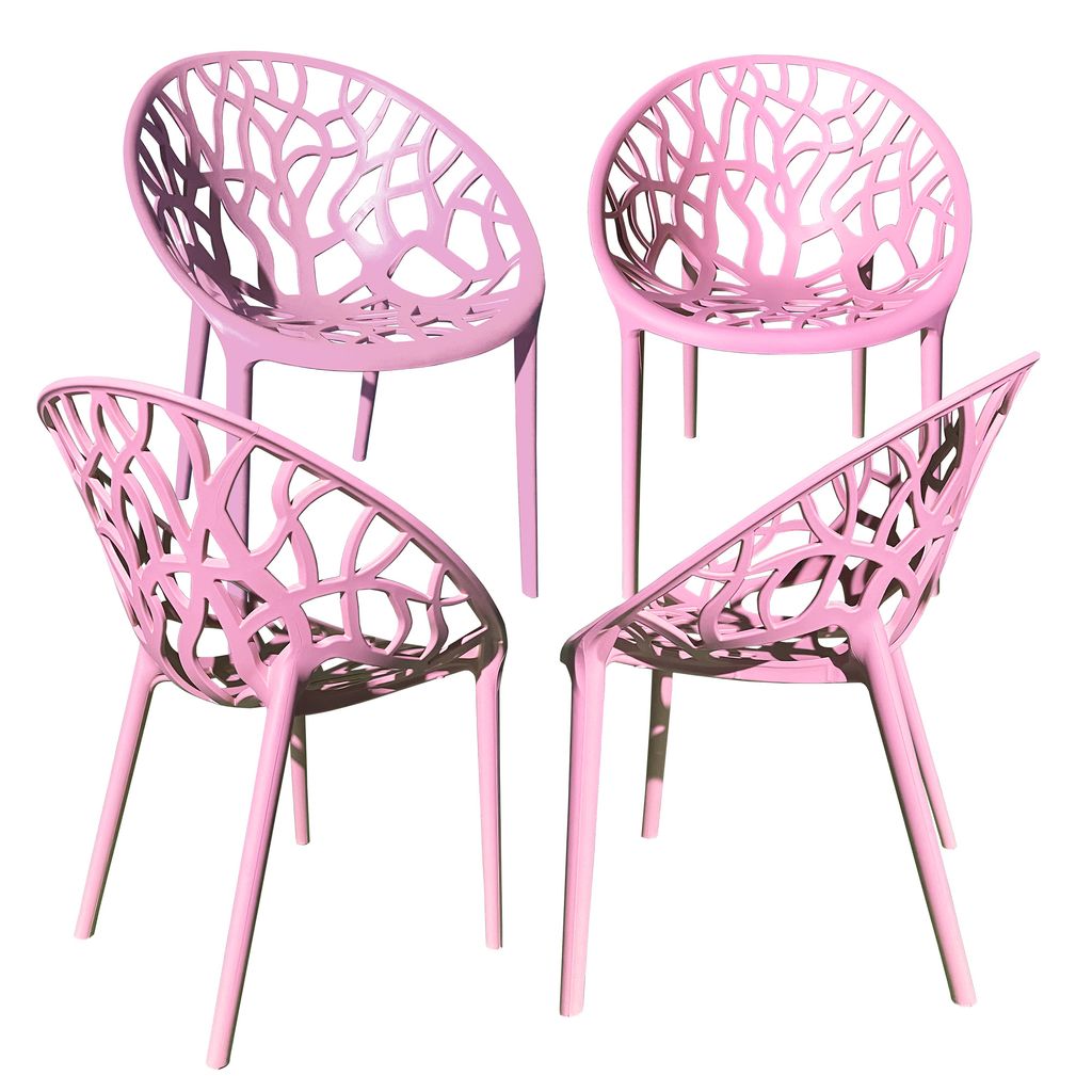 Stuhl MAYA stapelbar Lehne wasserabweisend Kunststoff Gartenstuhl Küchenstuhl 