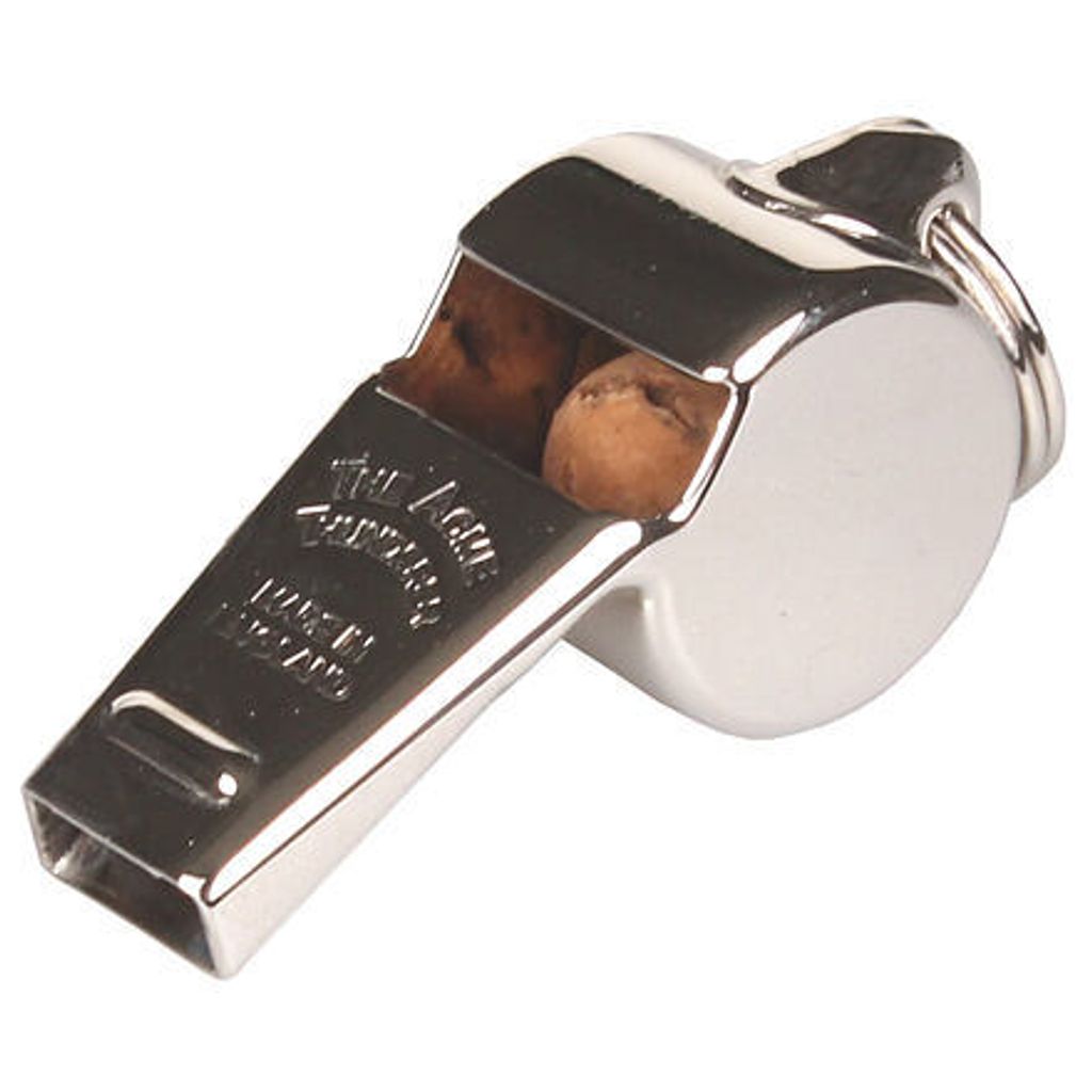 Acme Thunderer 58.5 Sifflet D'Arbitre En Laiton Antique Gravé Personnalisé Dans Une Boîte Cadeau